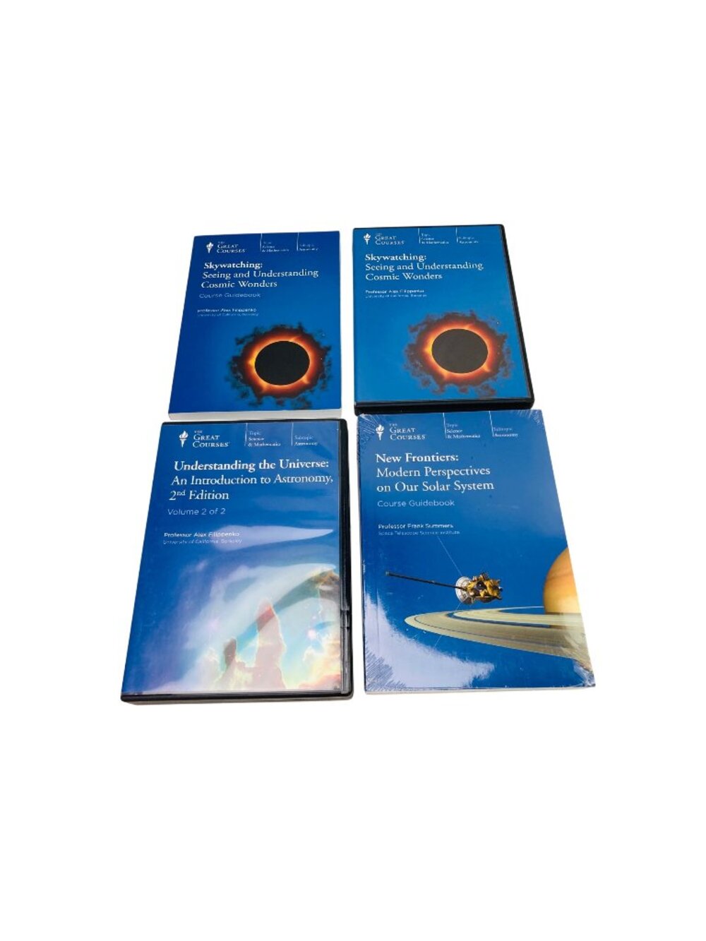 The Great Courses DVD & Book Set of 5: Skywatching, The Universe, Solar System